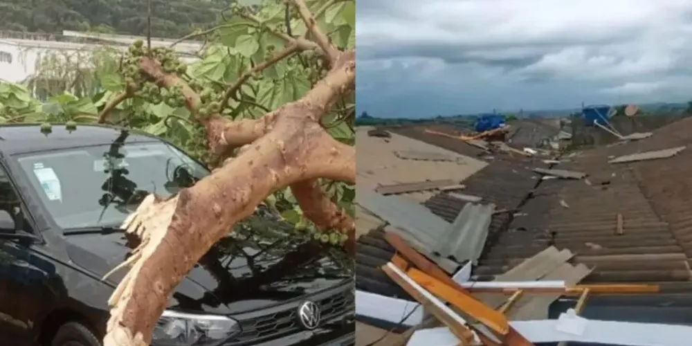 O Paraná continua em alerta de temporal neste final de semana
