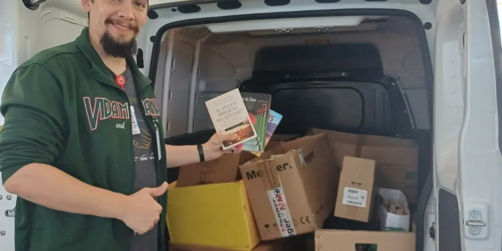 Itaipu arrecada mais de mil livros para bibliotecas do Rio Grande do Sul
