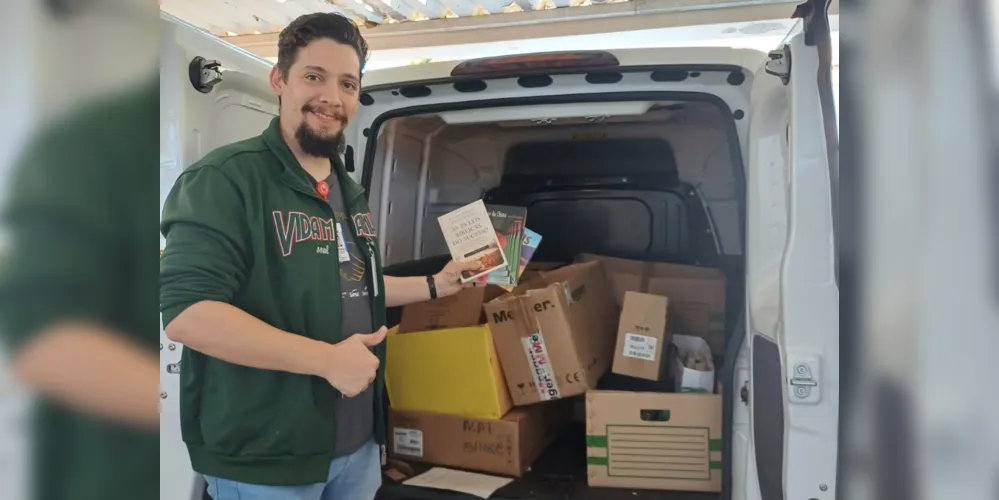 Itaipu arrecada mais de mil livros para bibliotecas do Rio Grande do Sul