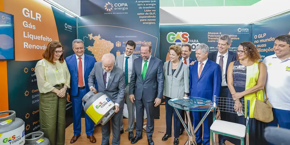 Em seu discurso, Lula destacou a importância da lei como exemplo de potencial econômico do Brasil