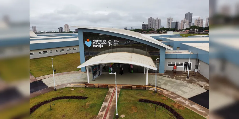 Um dos maiores investimentos feitos pelo Estado para capilarizar a atenção em saúde infantil foi a construção do Hospital da Criança em Maringá