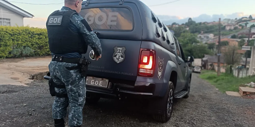Guarda Municipal prende suspeito de roubo em Ponta Grossa