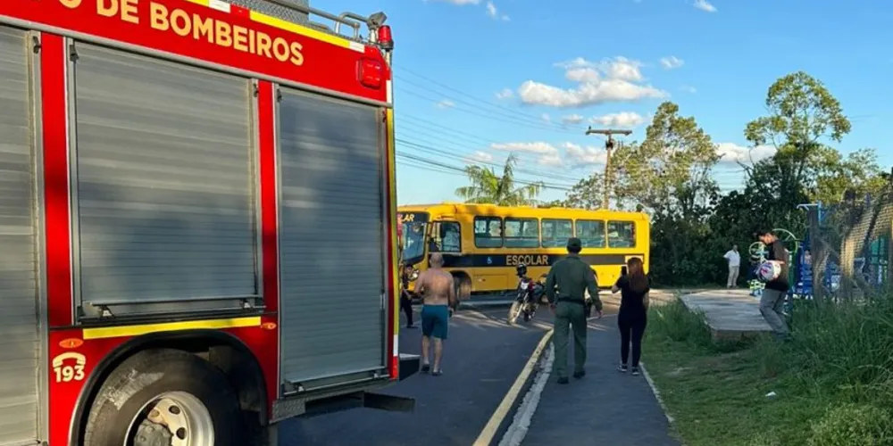 Duas vítimas com ferimentos leves foram encaminhadas para o pronto-atendimento do município