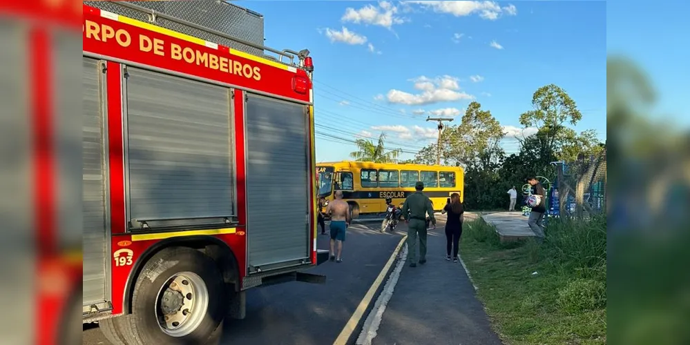 Duas vítimas com ferimentos leves foram encaminhadas para o pronto-atendimento do município