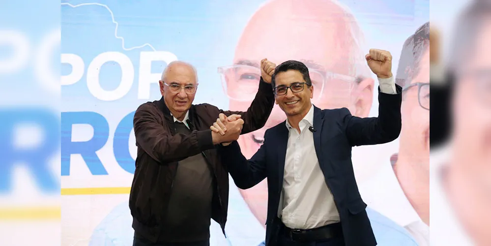 Dr. Reinaldo (MDB) e Régis Moreno (PRD) foram eleitos em Castro neste ano e assumirão seus cargos em 1º de janeiro de 2025