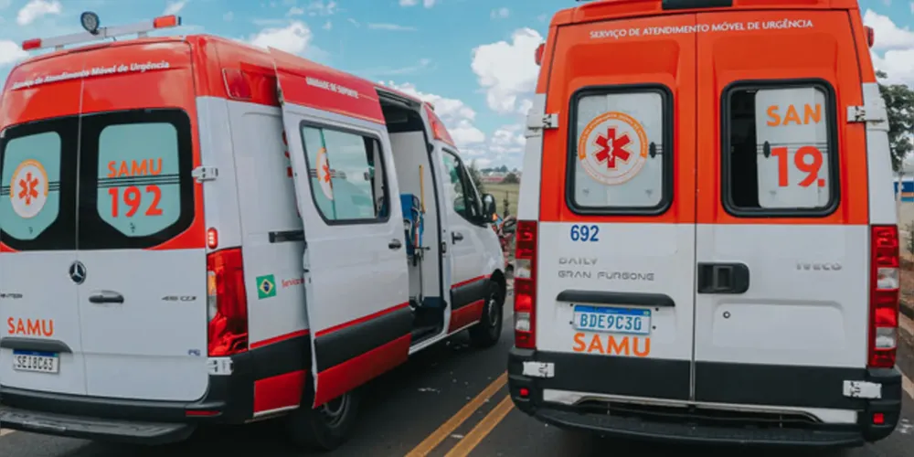 Criança foi levada à UPA Santa Paula pela equipe do Samu