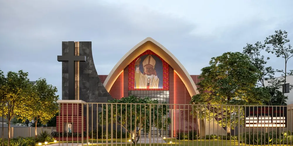 A fachada terá mudanças para reduzir o barulho dentro da igreja