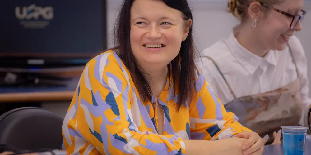 Svitlana Borysenko foi recepcionada pela instituição na manhã dessa terça-feira (19), na Sala dos Conselhos, Campus Uvaranas