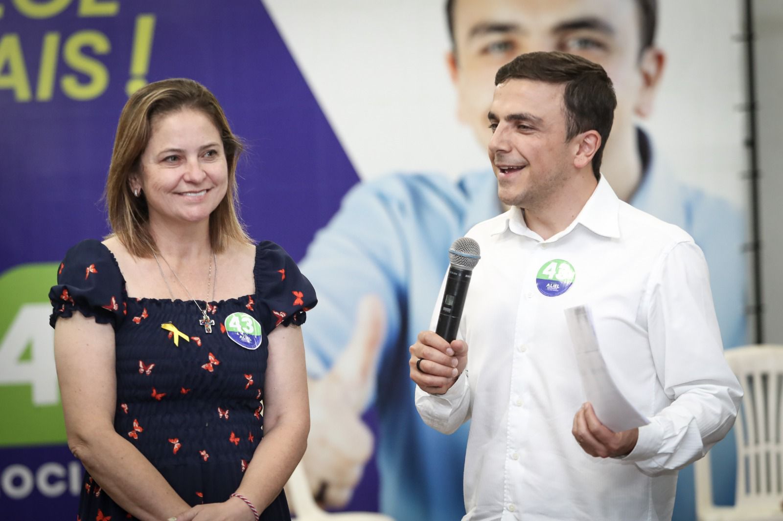 Liliane Chociai (PSB) e Aliel Machado (PV) ressaltam a importância de se valorizar os servidores municipais de Ponta Grossa