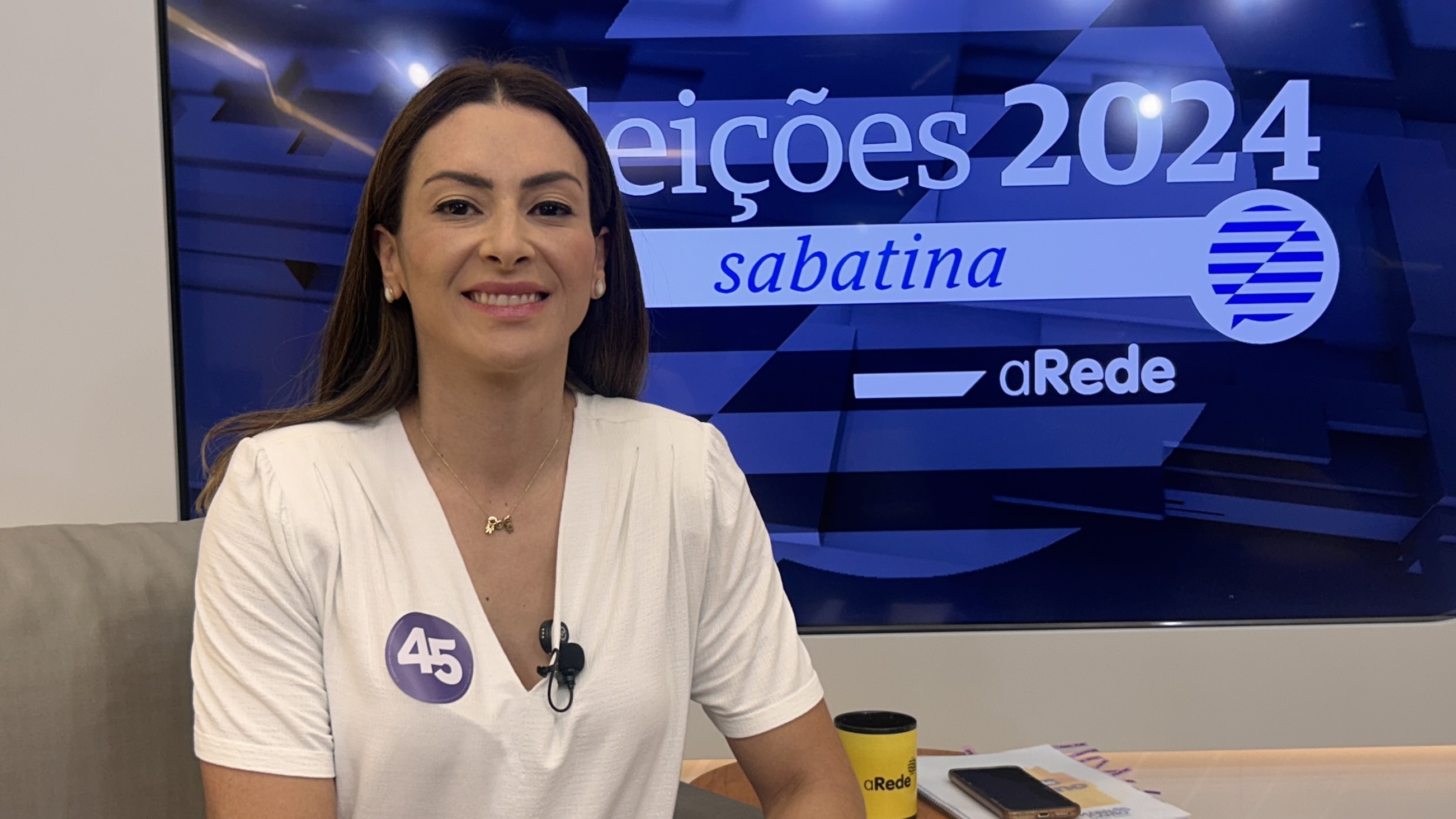 Mabel Canto (PSDB) foi sabatinada pelo Grupo aRede, na manhã desta quarta-feira (25)