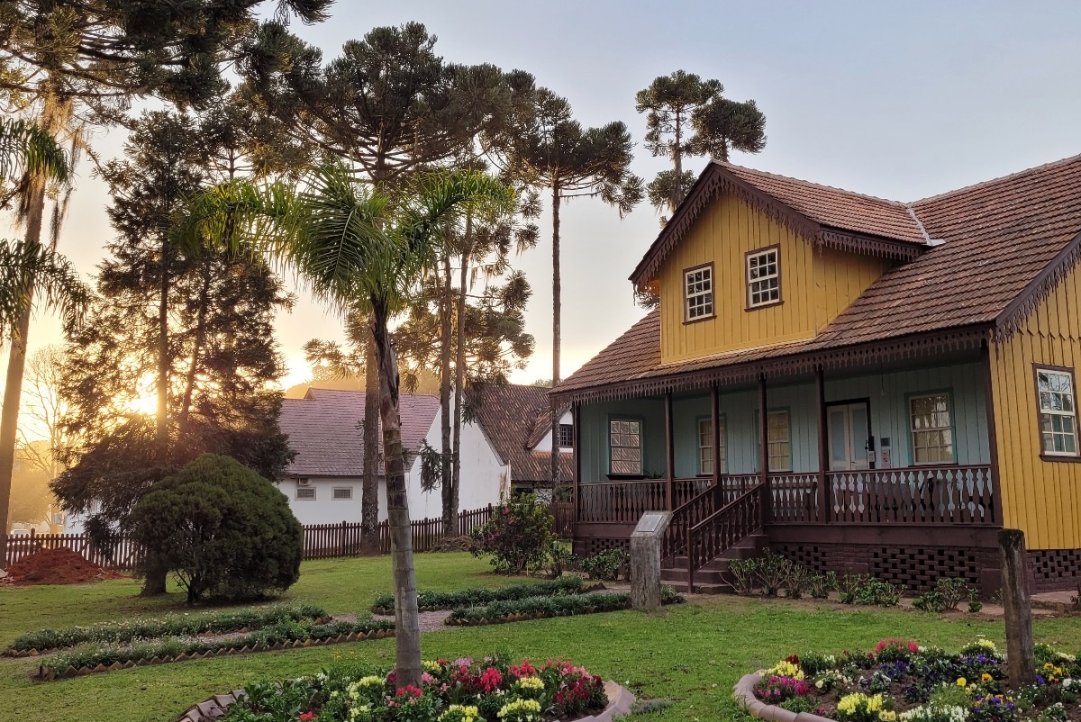 O Heimat Museum está localizado na Colônia Witmarsum, em Palmeira