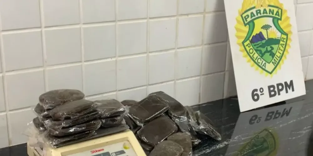 O suspeito foi preso em flagrante