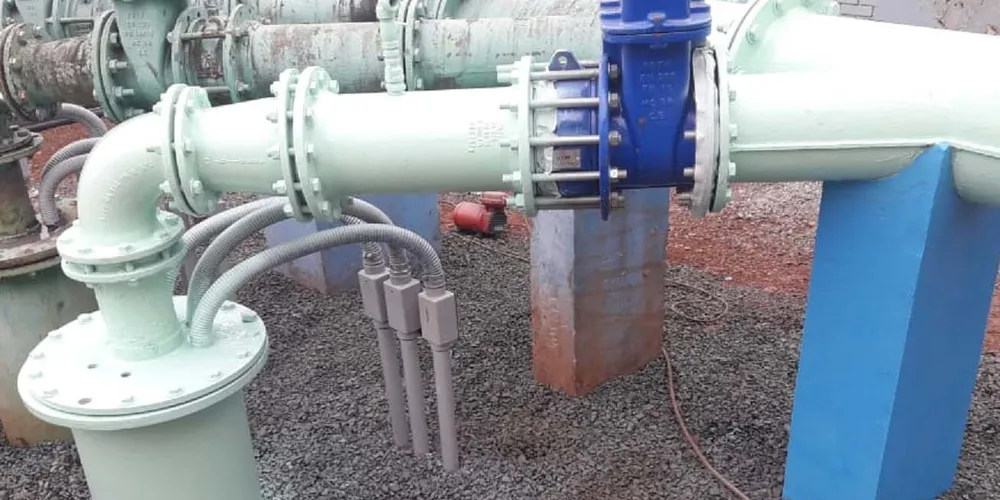 Equipamentos serão substituídos em uma das estações de bombeamento da cidade