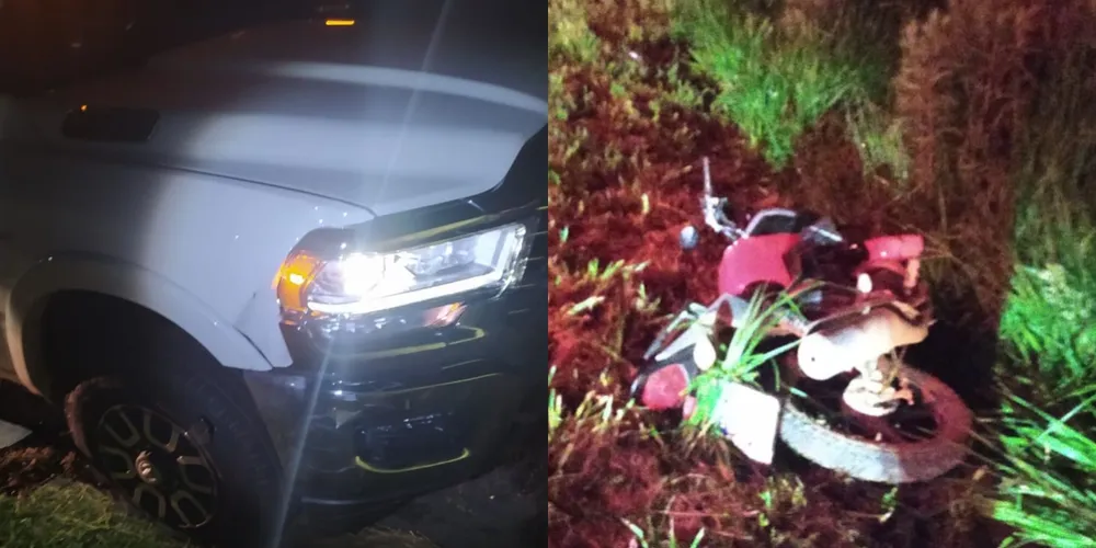 O condutor e a passageira da motocicleta foram conduzidos para a UPA Santa Paula