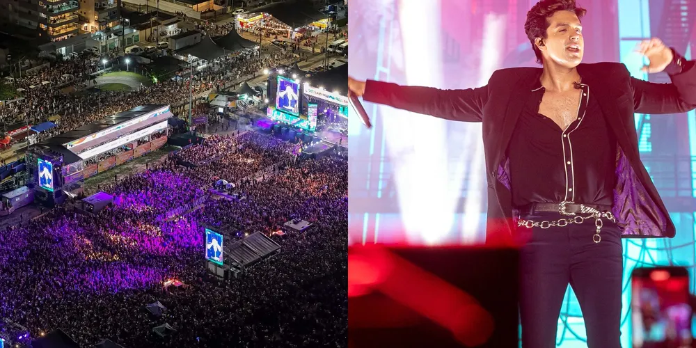 Este foi o segundo show de Luan Santana no Verão Maior PR