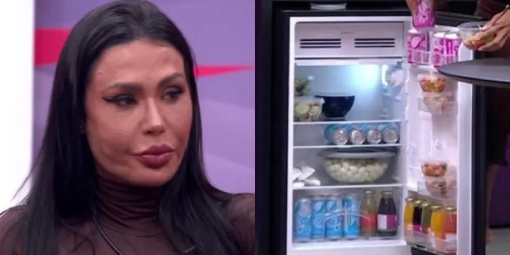 Gracyanne recebeu uma bacia de ovos cozidos