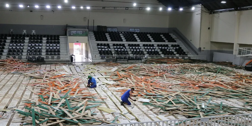 As obras começaram no último dia 14