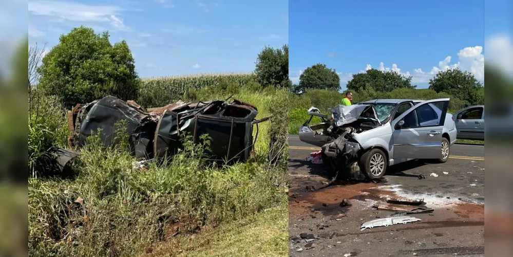 Acidente aconteceu no KM 378, no sentido Cascavel - Guarapuava