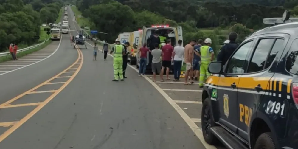 Acidente aconteceu no KM 236 da rodovia