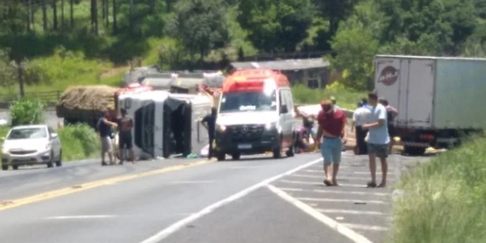 Local registra congestionamento, segundo a PRF