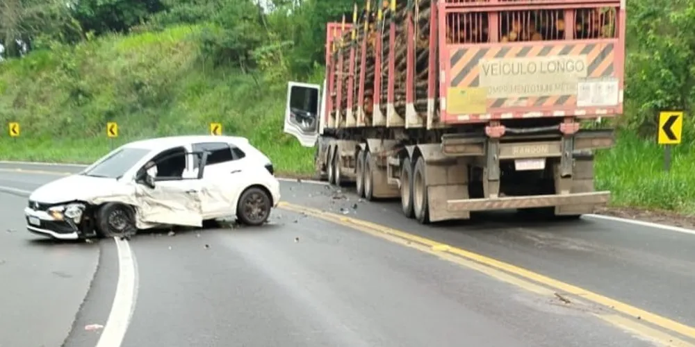 Janela do carro quebrou e feriu o motorista