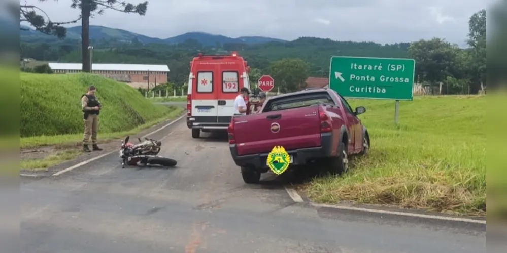 Acidente aconteceu no KM 153 da PR-090