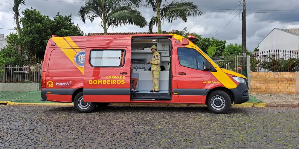 Siate prestou atendimento à vítima do atropelamento