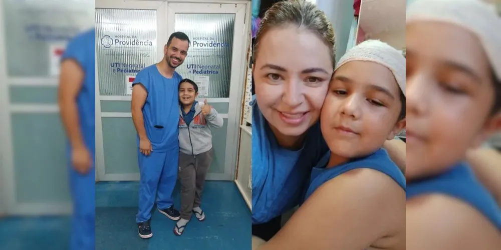 Médico pediatra Douglas Silva acompanhou o garoto no hospital