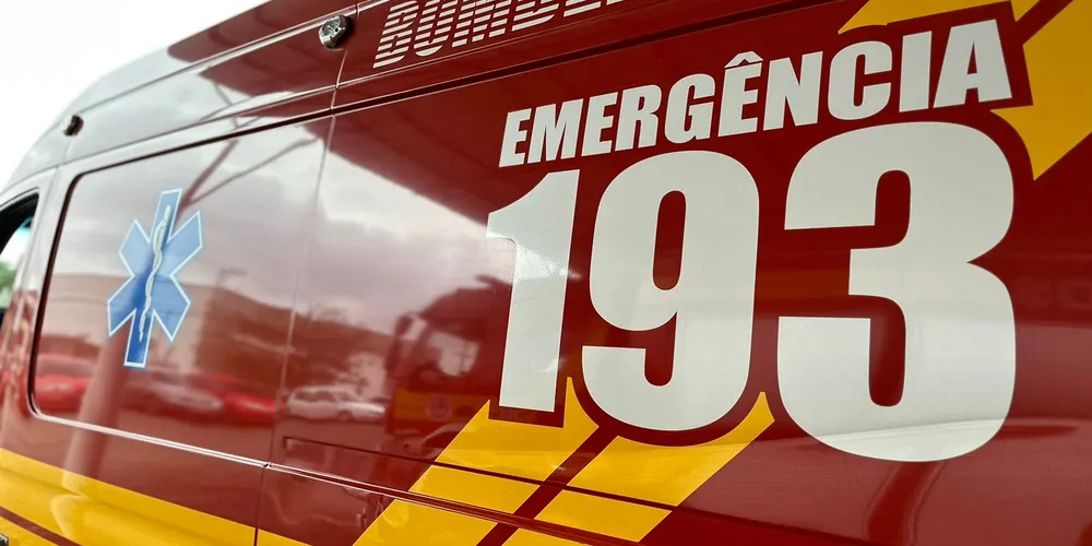 Corpo de Bombeiros prestou os primeiros atendimentos à vítima