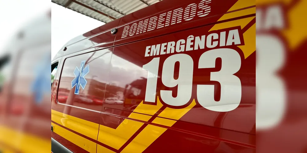 Corpo de Bombeiros prestou os primeiros atendimentos à vítima