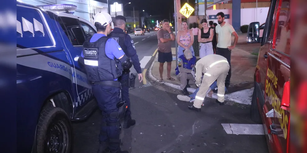 GAT passava pelo local no momento da colisão e fez os atendimentos iniciais