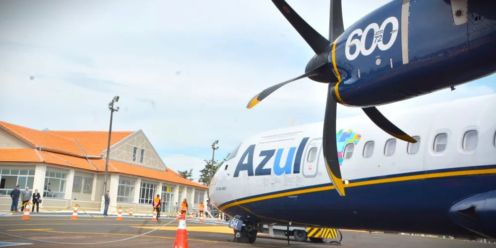 Azul deixará de realizar voos em Ponta Grossa a partir de 10 de março