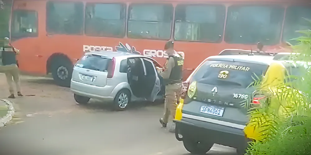 Equipes da Polícia Militar estiveram no local da ocorrência