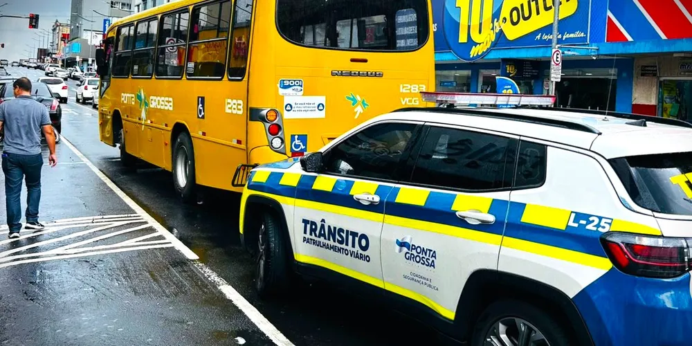 Equipe de Trânsito realizou o Boletim de Ocorrência