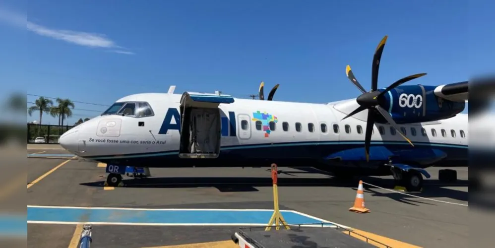 Aviões da Azul deixarão de voar em Ponta Grossa e mais 15 cidades brasileiras