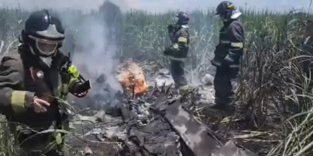 Equipes do Corpo de Bombeiros foram mobilizadas