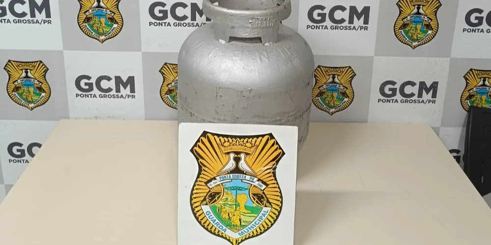 Botijão de gás foi levado para a 13ª Subdivisão Policial