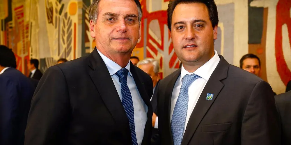 Jair Messias Bolsonaro e Carlos Massa Ratinho Junior