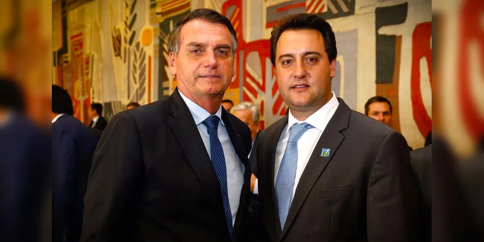 Jair Messias Bolsonaro e Carlos Massa Ratinho Junior