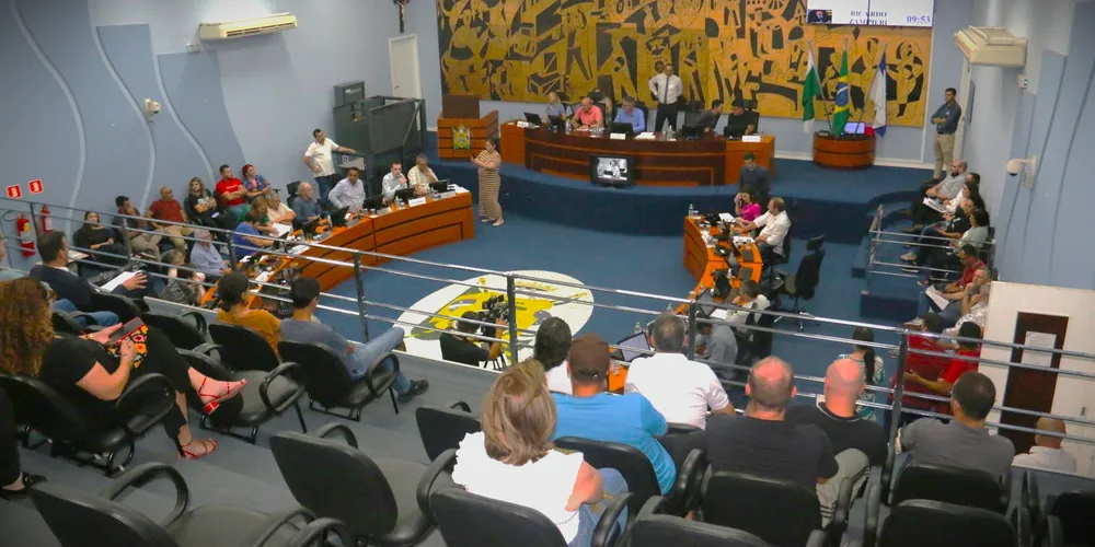 Câmara de Ponta Grossa realizou sessões extraordinárias em janeiro deste ano