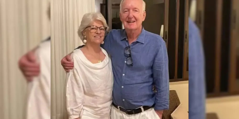 Vivien Bonafer Ponzoni (esquerda) e Nelson José Ponzoni (direita)