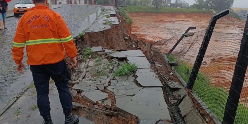 Equipes da Defesa Civil atenderam 14 ocorrências em Ponta Grossa desde sábado (07)