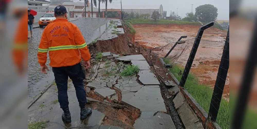 Equipes da Defesa Civil atenderam 14 ocorrências em Ponta Grossa desde sábado (07)