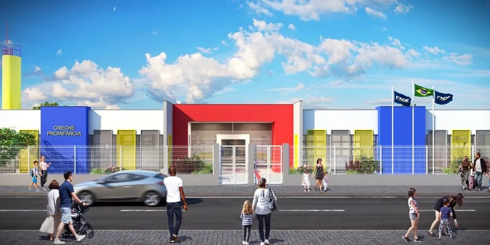 Novo CMEI terá os padrões do Fundo Nacional de Desenvolvimento da Educação (FNDE)