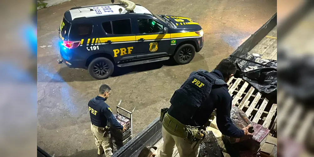 Tabletes de maconha estavam dentro de caixas de ovos