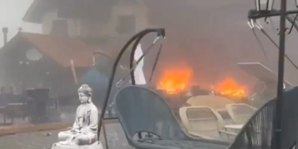 Situação do tempo na cidade é ruim, com chuva e nevoeiro