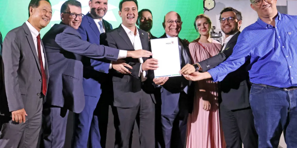 Governador Carlos Massa Ratinho Junior anunciou nesta quarta-feira (11) o Fundo de Investimento nas Cadeias Produtivas do Agro