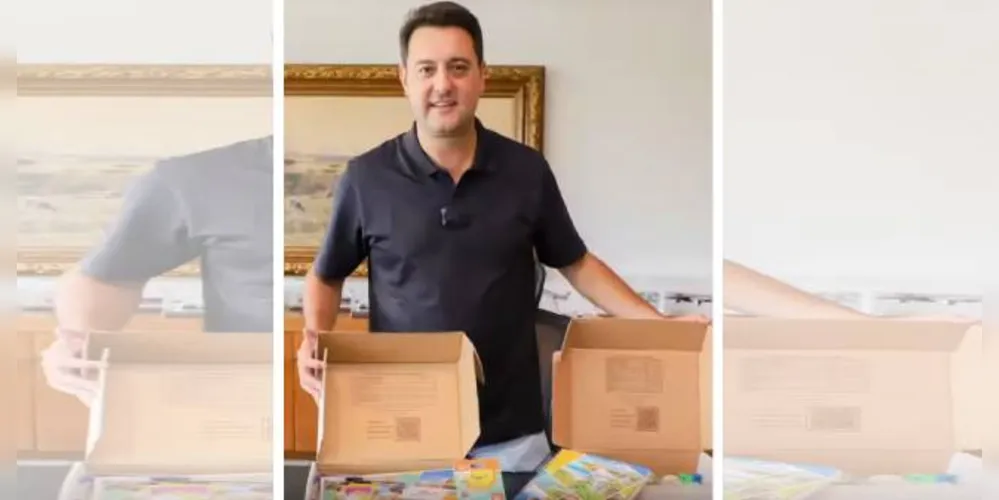 Governador mostrou e detalhou os kits em suas redes sociais