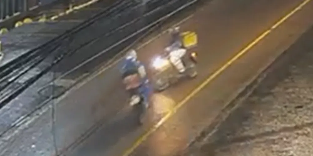 Batida entre as motos ocorreu na Rua Vicente Spósito