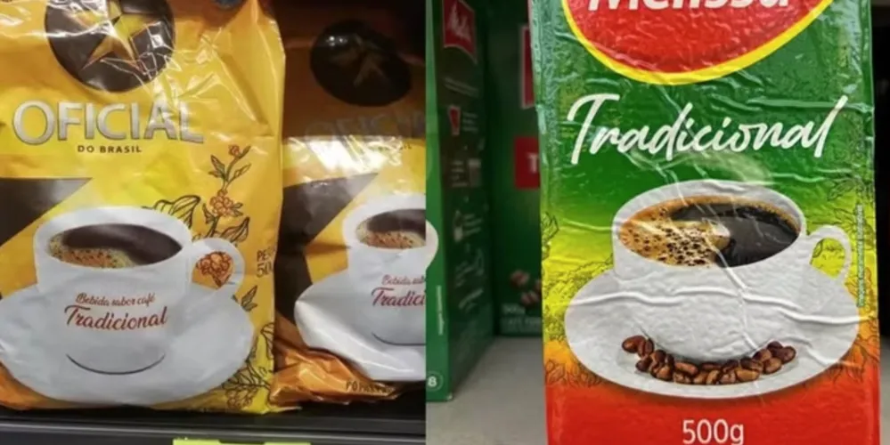 Algumas marcas tentam imitar rótulos de marcas famosas